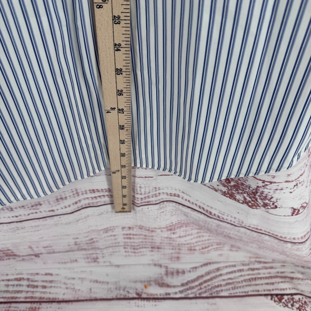Ralph Lauren Shirt Mens Large Classic Fit Striped Short Sleeve Button Down - Picture 6 of 7
